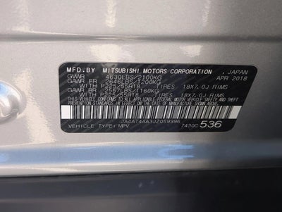 2018 Mitsubishi Eclipse Cross LE S-AWC