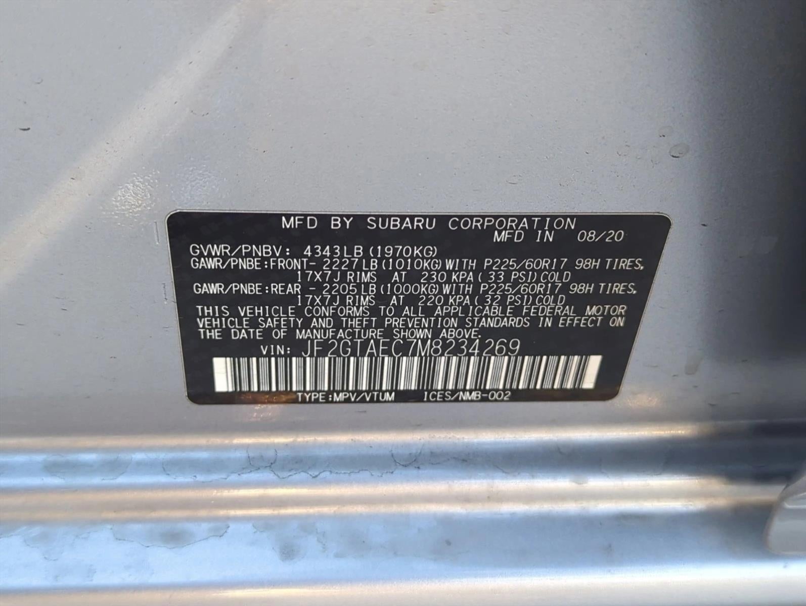 2021 Subaru Crosstrek Premium CVT