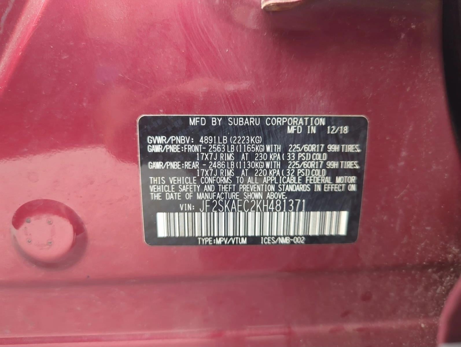 2019 Subaru Forester 2.5i Premium