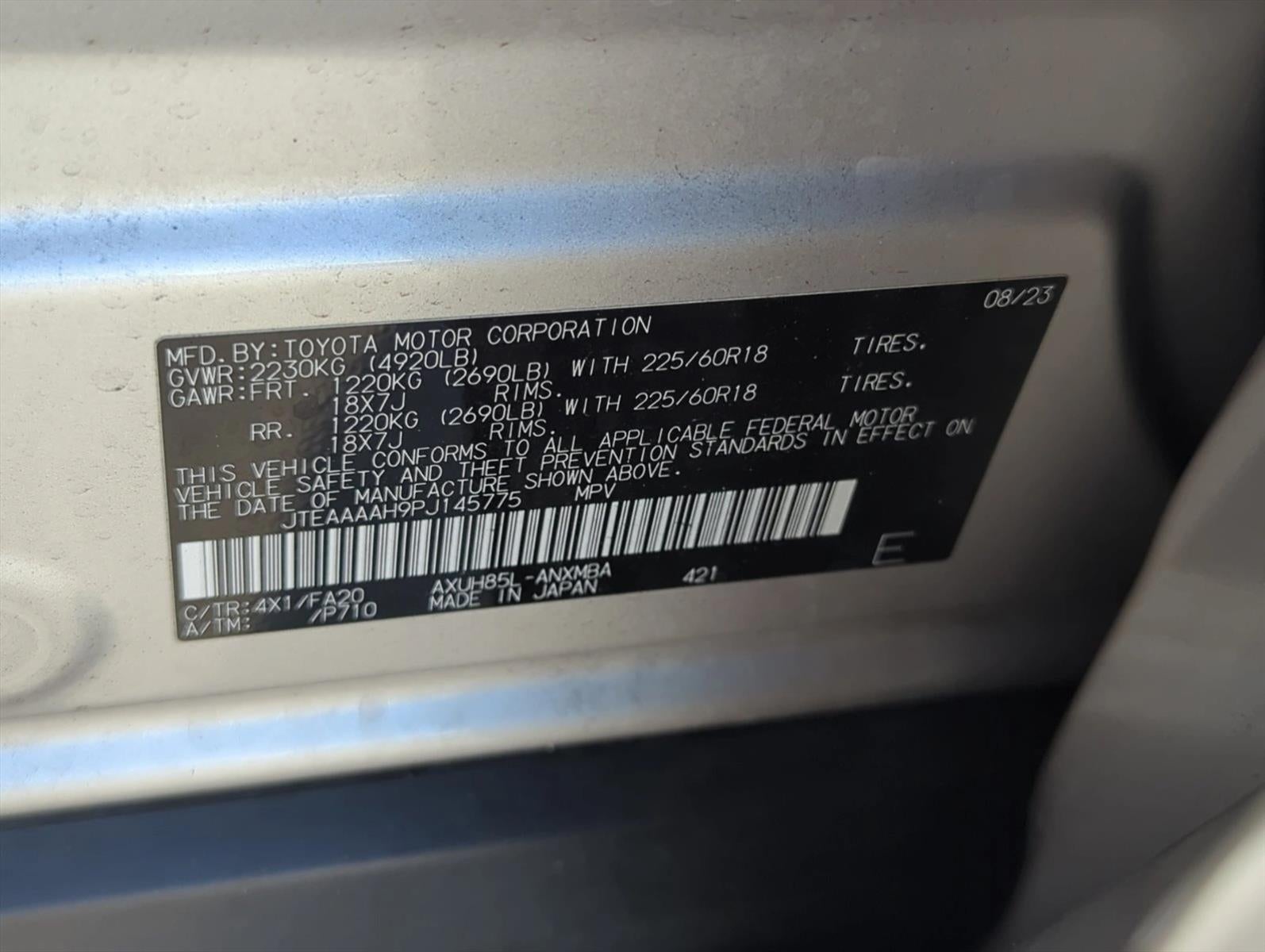 2023 Toyota Venza LE AWD (GS)