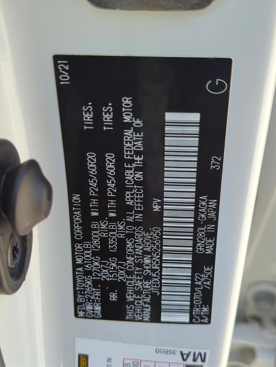 2022 Toyota 4Runner Limited 2WD (Natl)