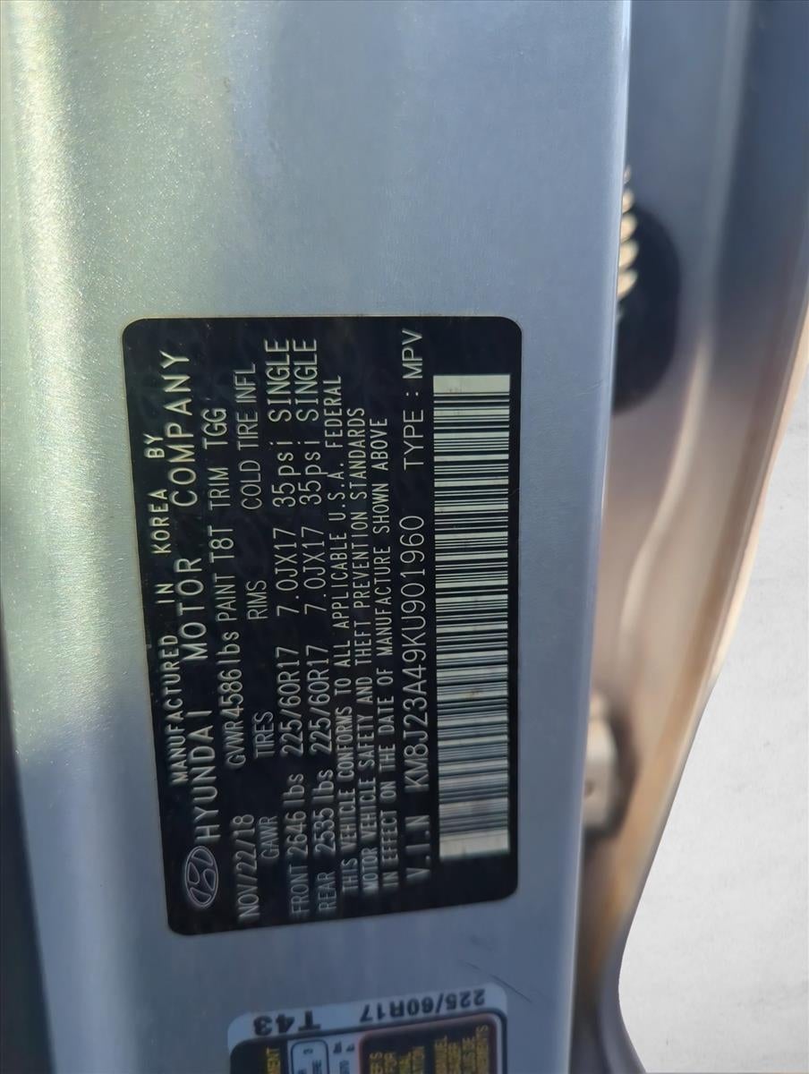 2019 Hyundai TUCSON SE FWD