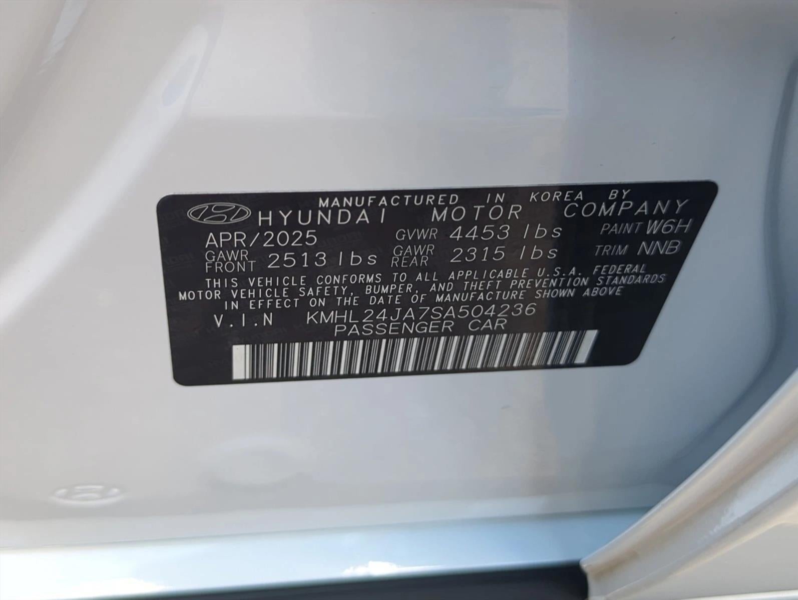 2025 Hyundai SONATA SE FWD