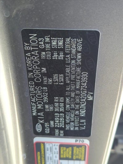 2016 Kia Soul 5dr Wgn Auto Base