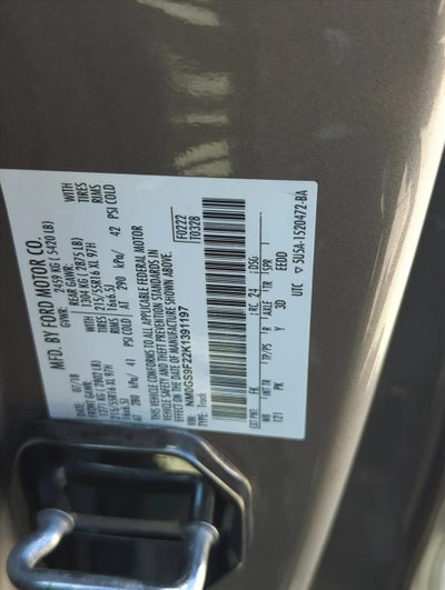 2019 Ford Transit Connect Wagon XLT LWB w/Rear Symmetrical Doors