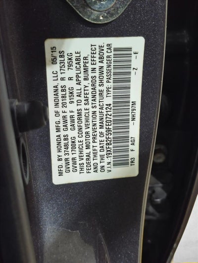 2015 Honda Civic Sedan LX CVT