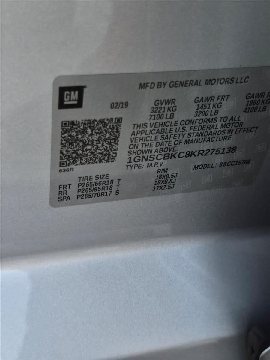 2019 Chevrolet Tahoe 2WD LT