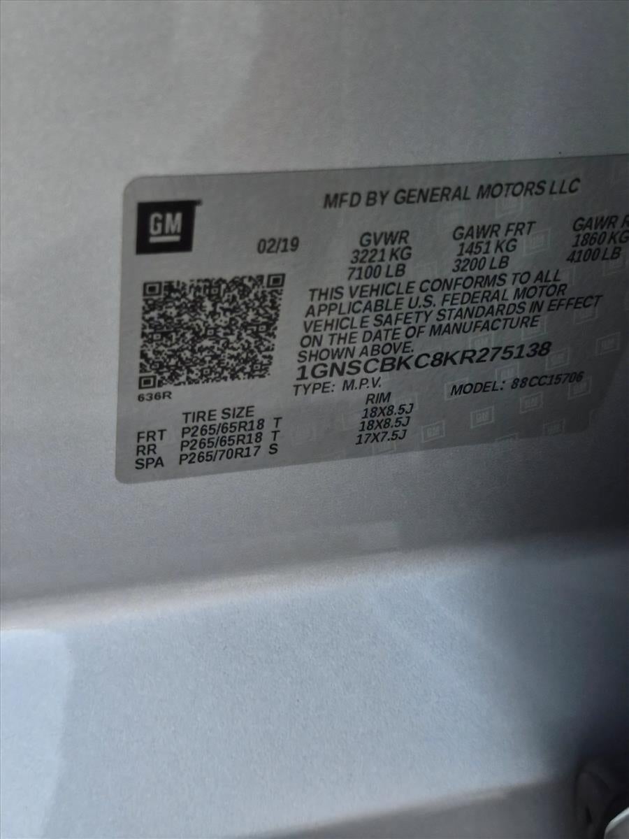 2019 Chevrolet Tahoe 2WD LT
