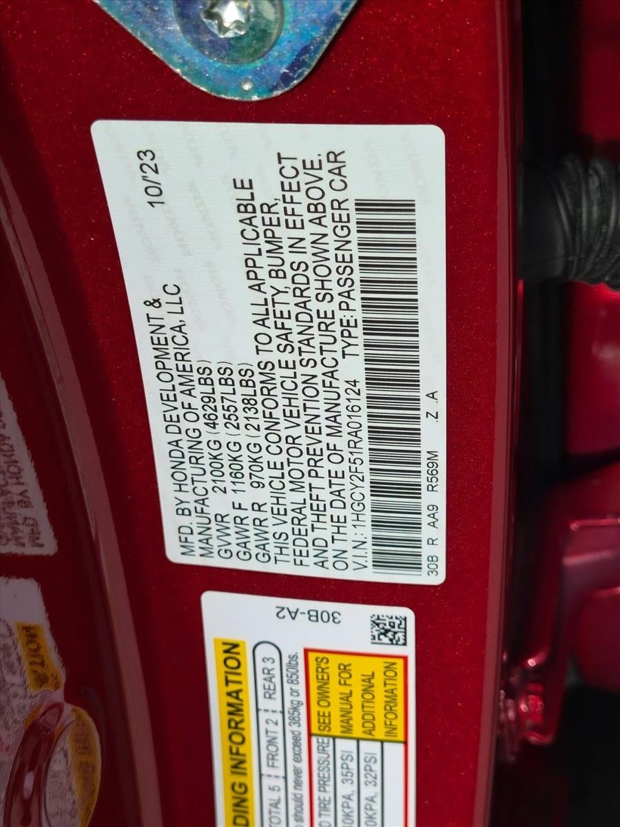 2024 Honda Accord Hybrid Sport Sedan