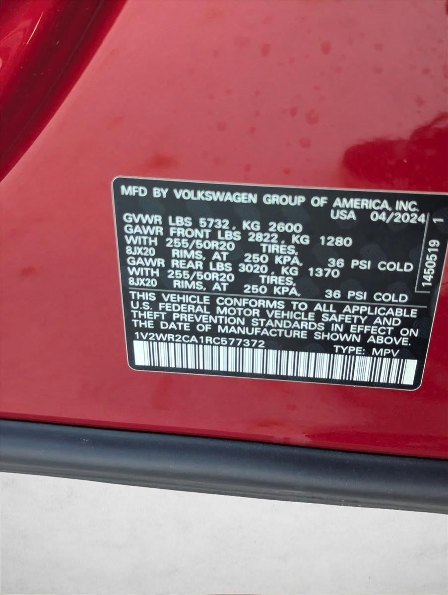 2024 Volkswagen Atlas 2.0T SE w/Technology FWD