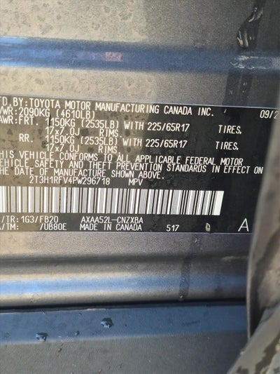2023 Toyota RAV4 LE FWD (GS)