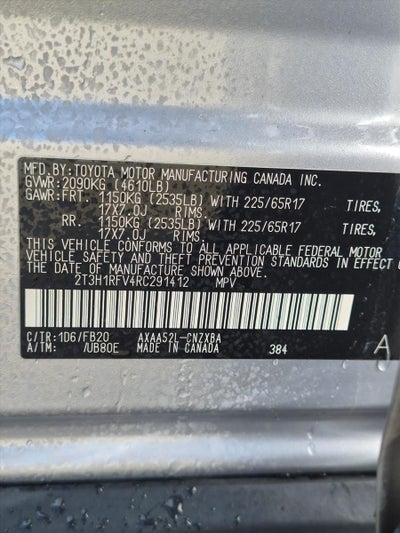 2024 Toyota RAV4 LE FWD (GS)