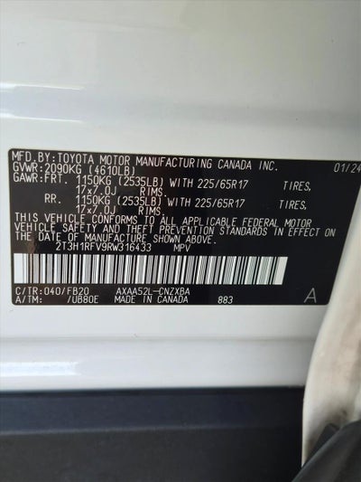 2024 Toyota RAV4 LE FWD (GS)