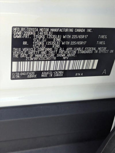 2025 Toyota RAV4 XLE FWD (GS)