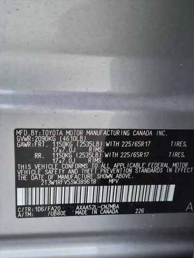 2025 Toyota RAV4 XLE FWD (GS)