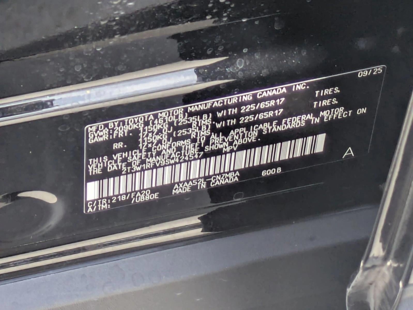 2025 Toyota RAV4 XLE FWD (GS)