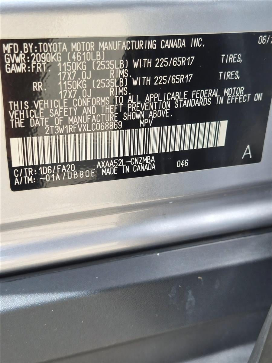 2020 Toyota RAV4 XLE FWD (GS)