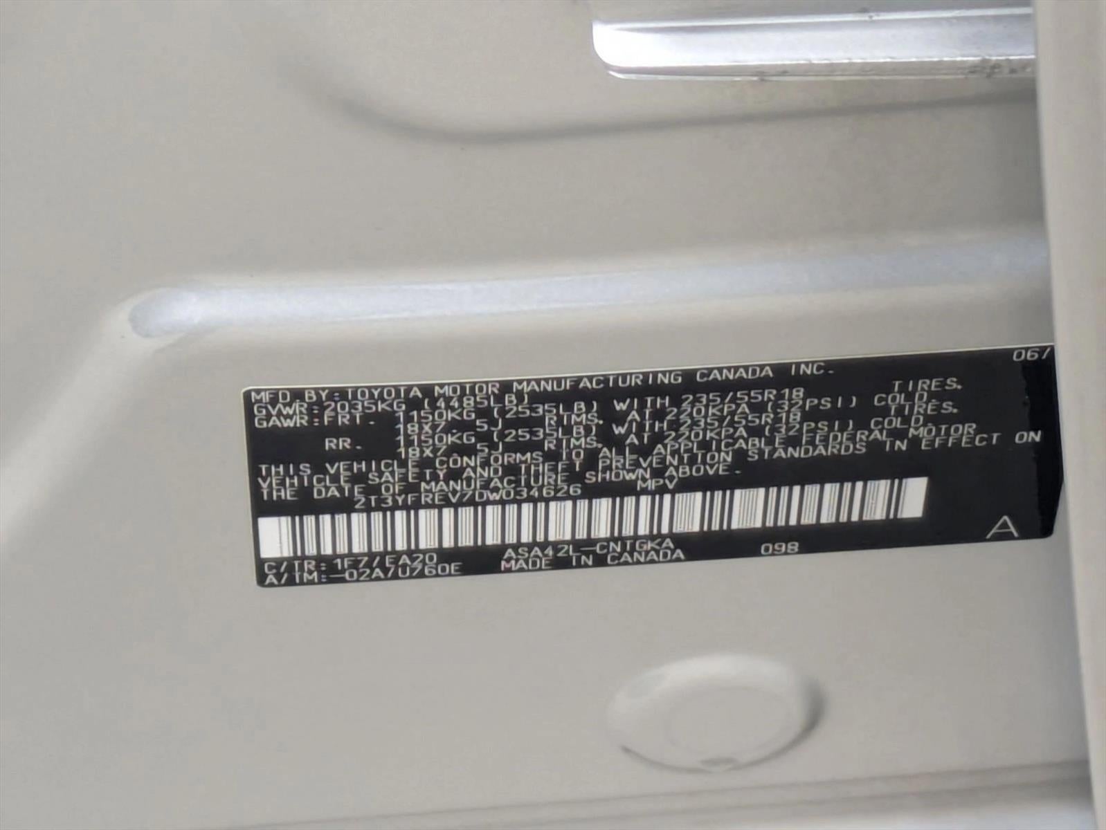 2013 Toyota RAV4 FWD 4dr Limited (Natl)