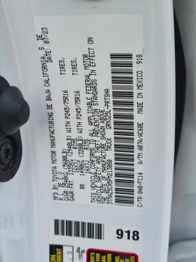 2023 Toyota Tacoma 2WD 2WD SR5 Double Cab 5' Bed V6 AT (GS)