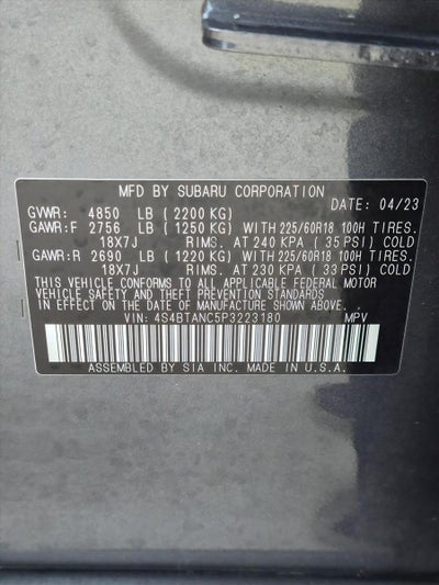 2023 Subaru Outback Limited CVT