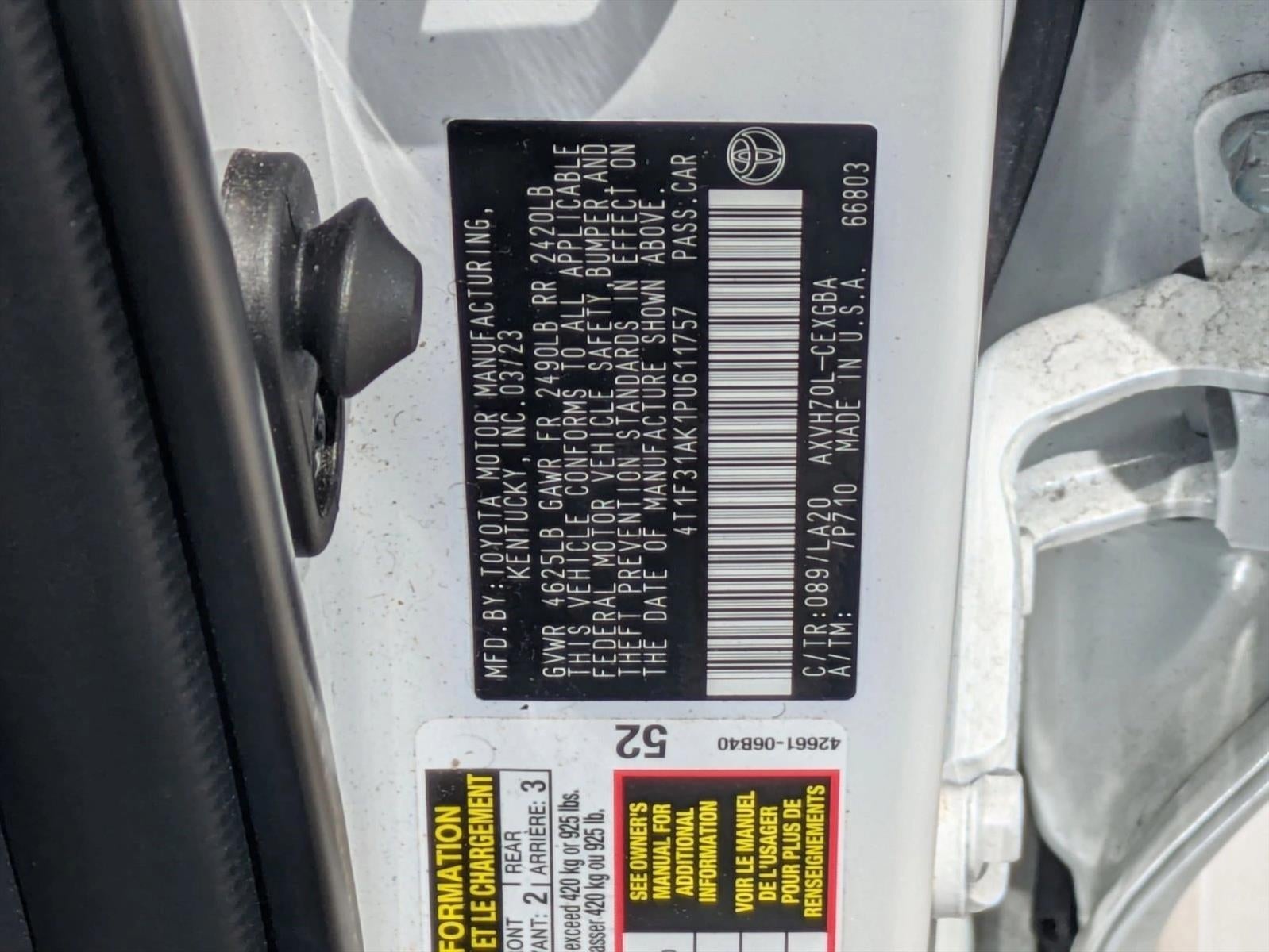 2023 Toyota Camry Hybrid XLE CVT (Natl)