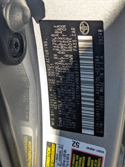 2021 Toyota Camry SE Auto (SE)