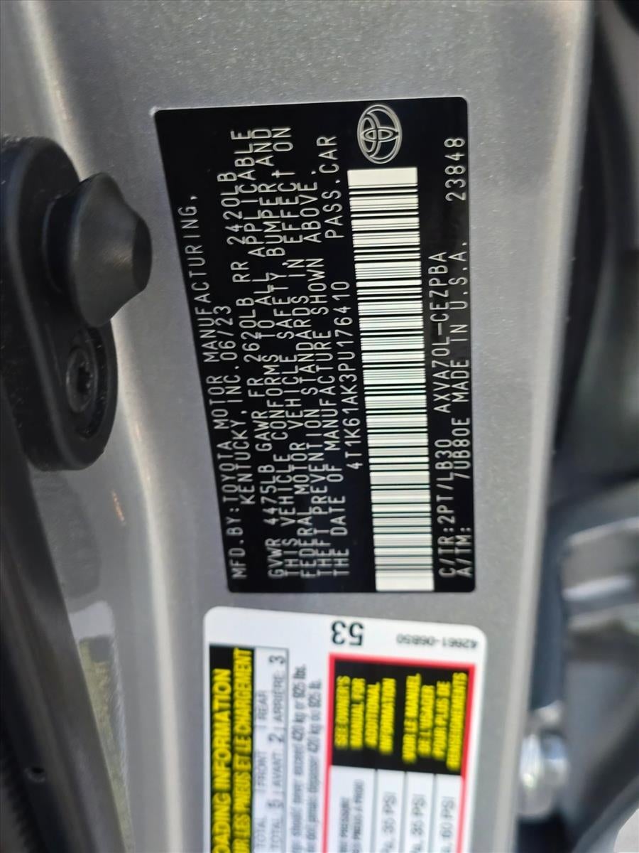 2023 Toyota Camry XSE Auto (Natl)
