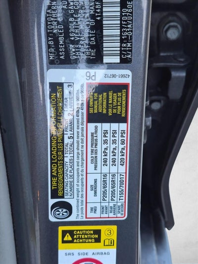 2014 Toyota Camry 4dr Sdn I4 Auto LE (Natl) *Ltd Avail*