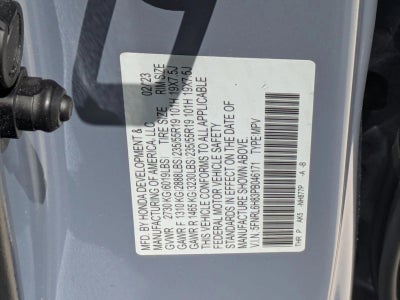 2023 Honda Odyssey Touring Auto