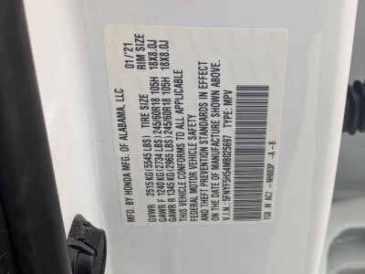 2021 Honda Pilot EX-L 2WD