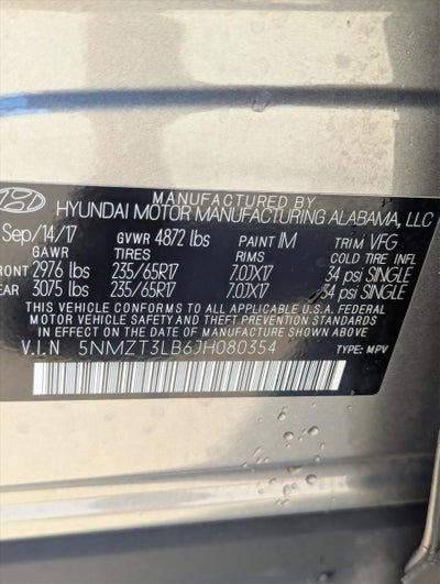 2018 Hyundai Santa Fe Sport 2.4L Auto