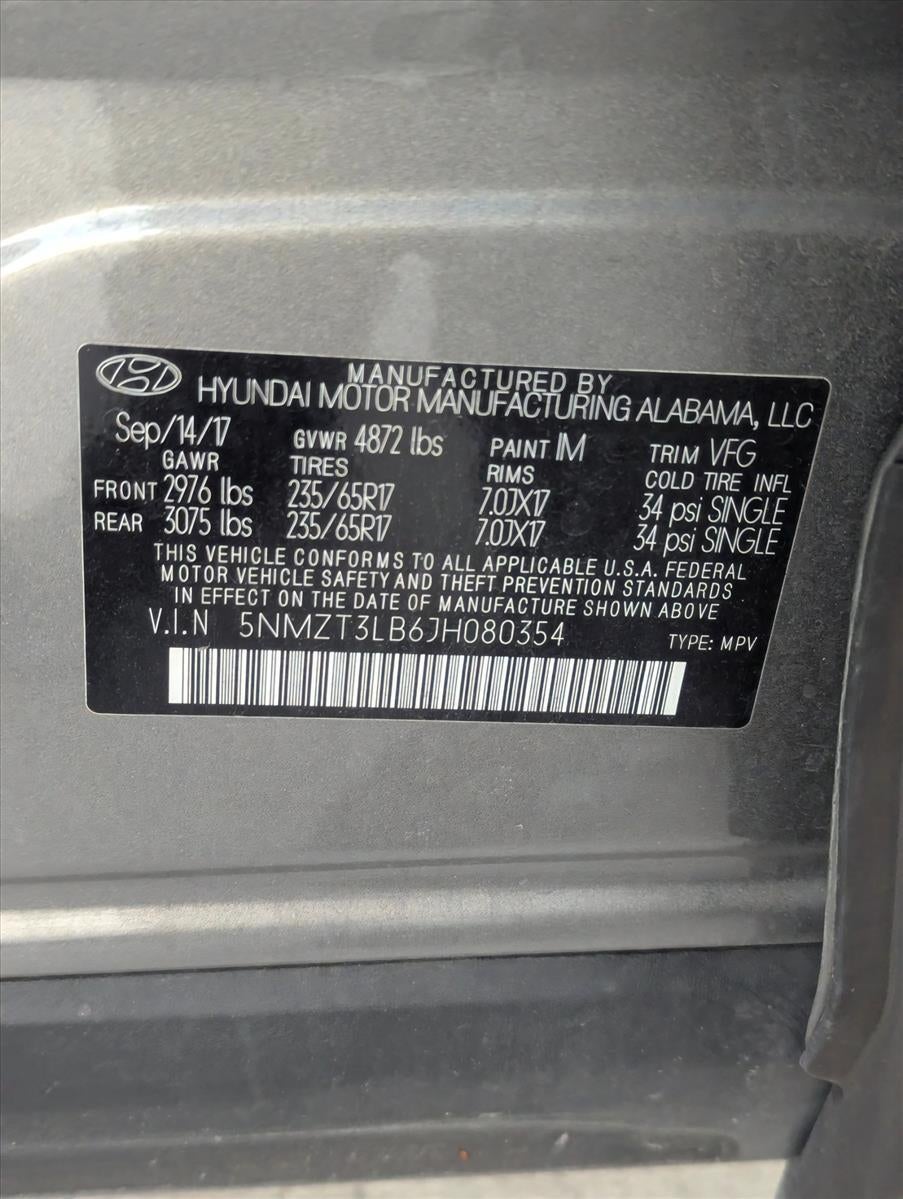 2018 Hyundai Santa Fe Sport 2.4L Auto