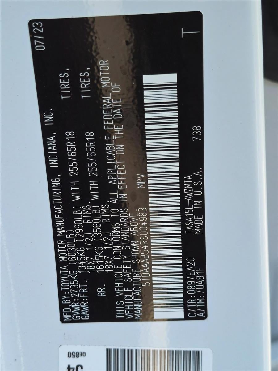 2024 Toyota Grand Highlander XLE AWD (Natl)
