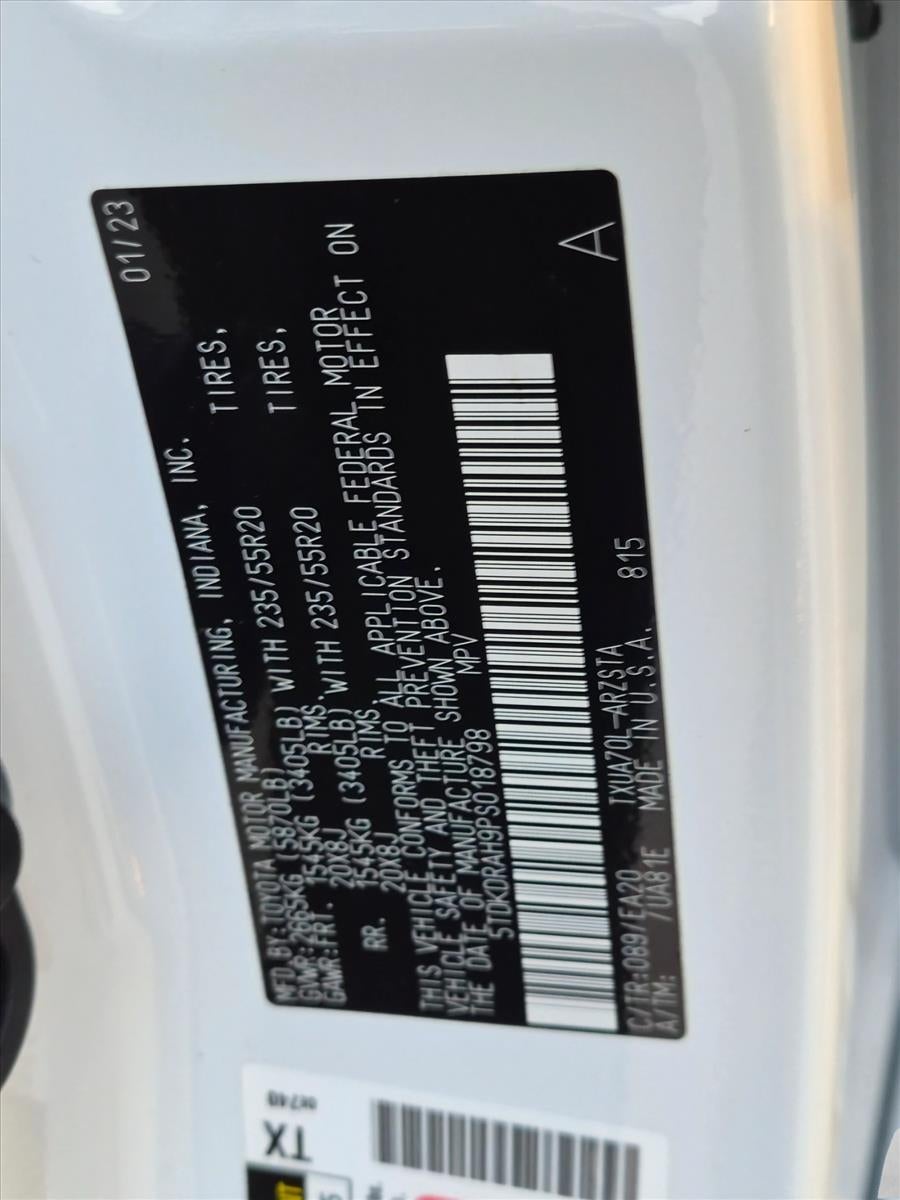 2023 Toyota Highlander XSE FWD (Natl)