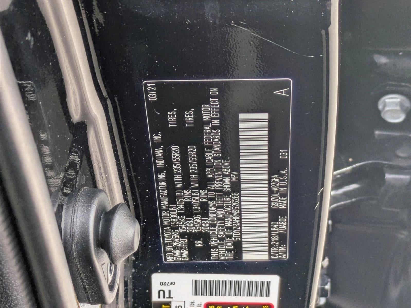 2021 Toyota Highlander Limited FWD (GS)