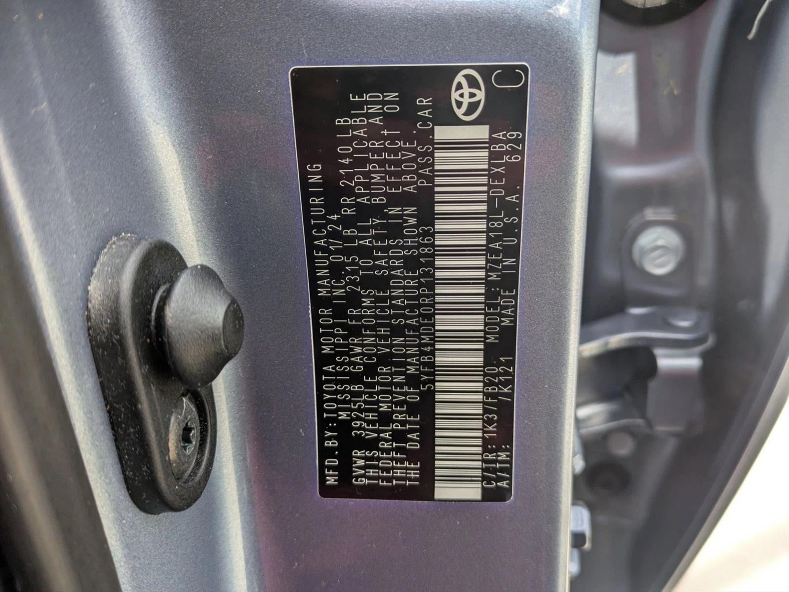 2024 Toyota Corolla LE CVT (Natl)