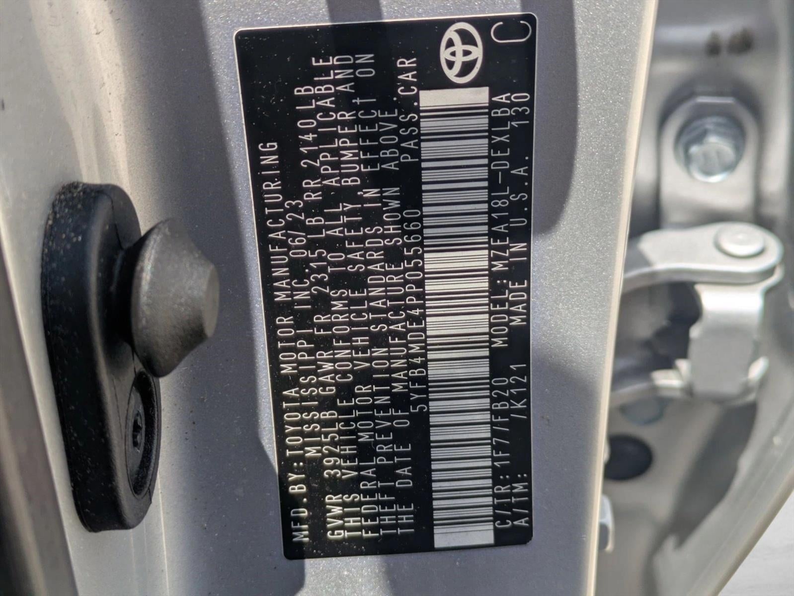 2023 Toyota Corolla LE CVT (Natl)