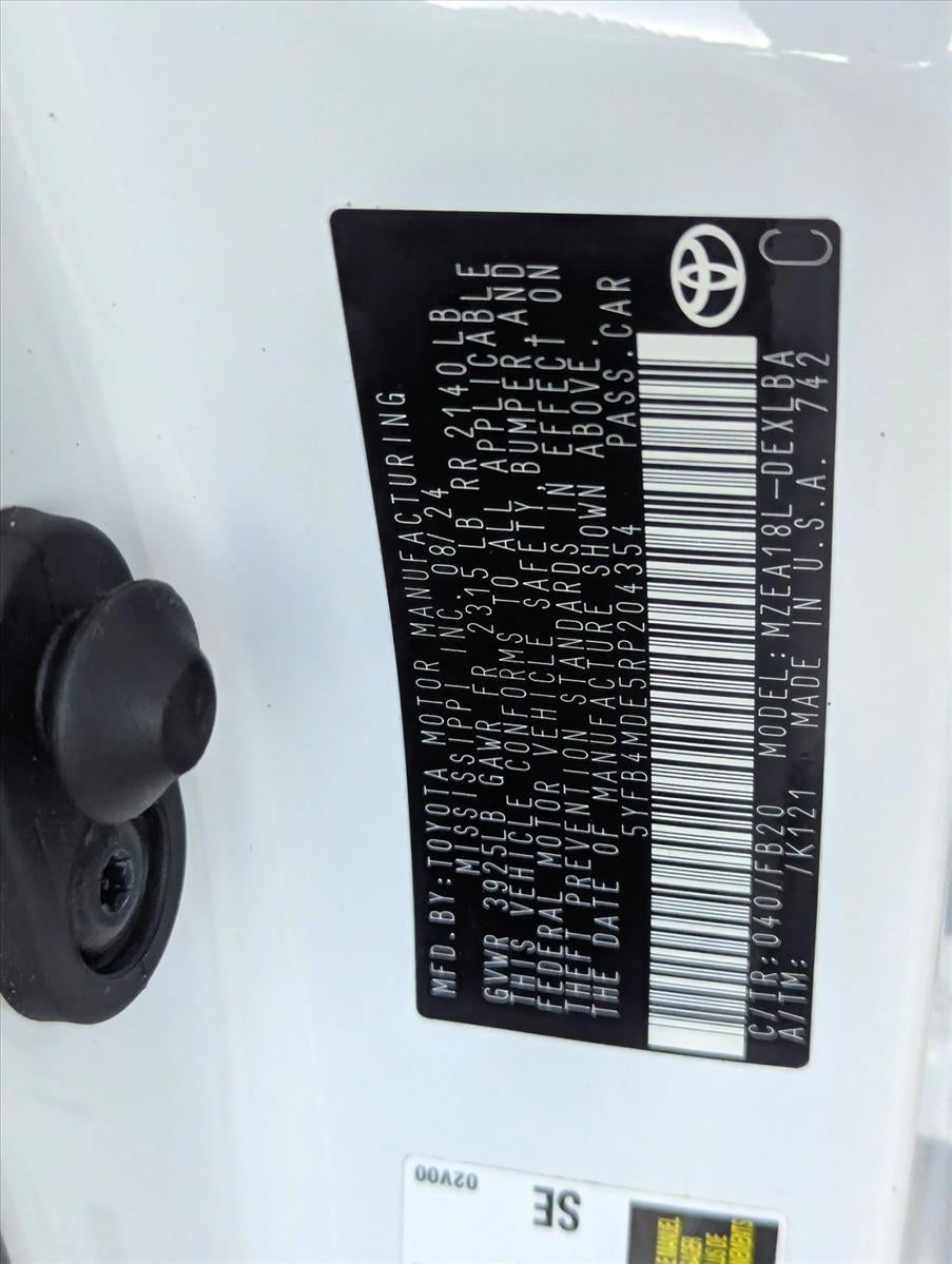 2024 Toyota Corolla LE CVT (Natl)