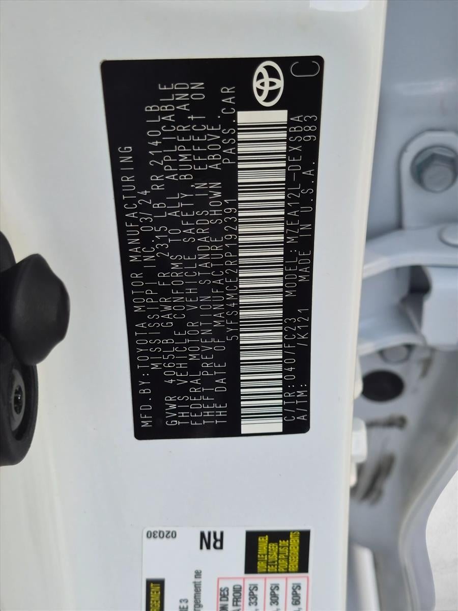 2024 Toyota Corolla SE CVT (Natl)