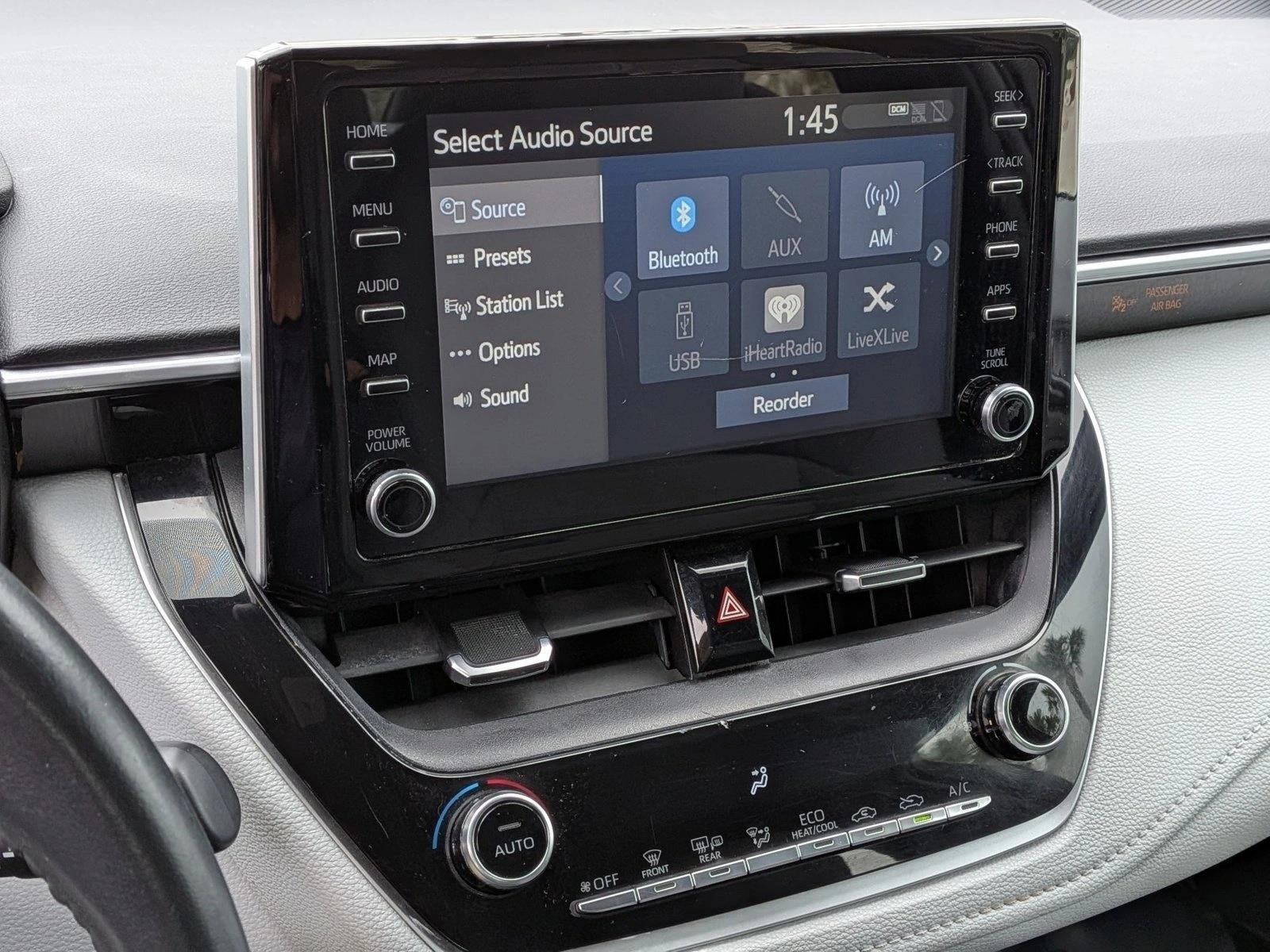 2020 Toyota Corolla SE CVT (Natl)