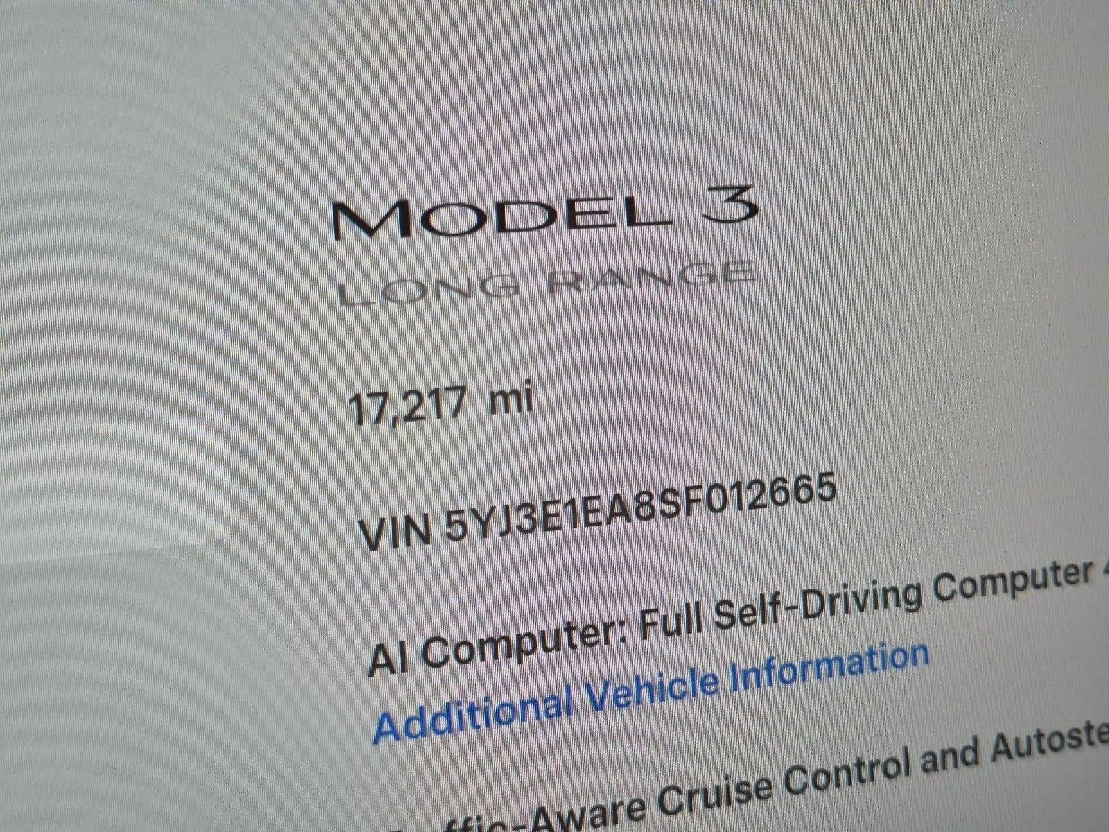 2025 Tesla Model 3 Long Range RWD