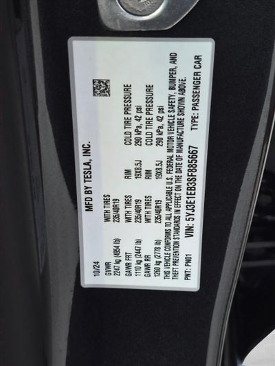 2025 Tesla Model 3 Long Range AWD