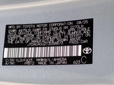 2026 Toyota Prius Plug-In Hybrid SE (Natl)