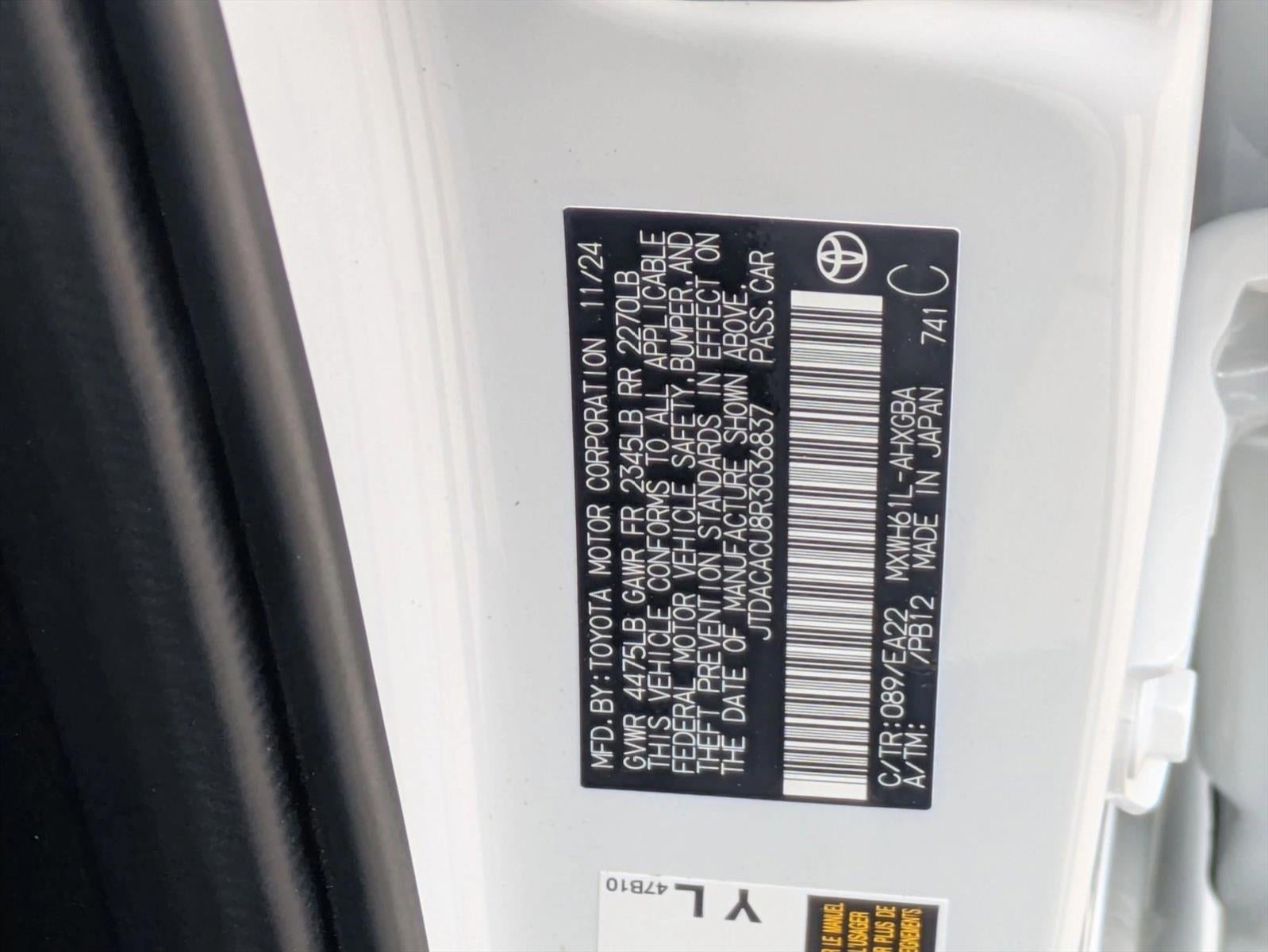 2024 Toyota Prius Prime XSE (Natl)