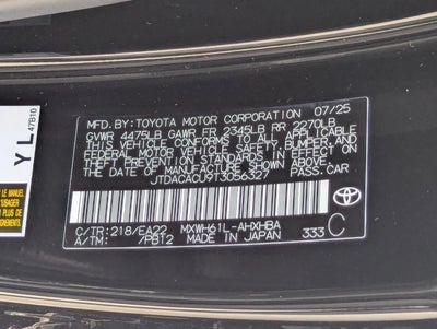 2026 Toyota Prius Plug-In Hybrid XSE Premium (Natl)