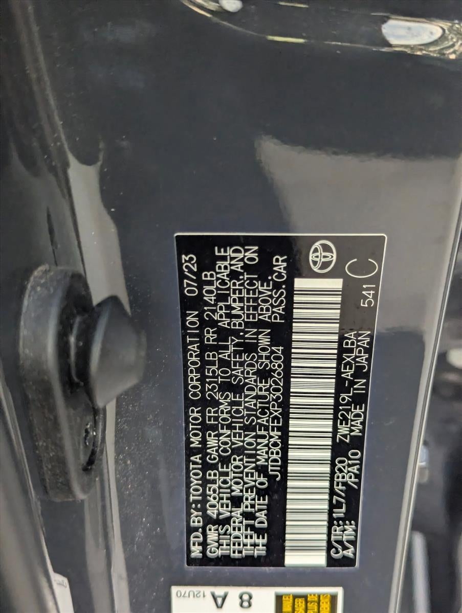 2023 Toyota Corolla Hybrid LE FWD (Natl)