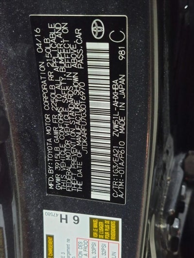 2016 Toyota Prius 5dr HB Four Touring (GS)