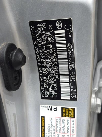 2022 Toyota Corolla SE CVT (Natl)