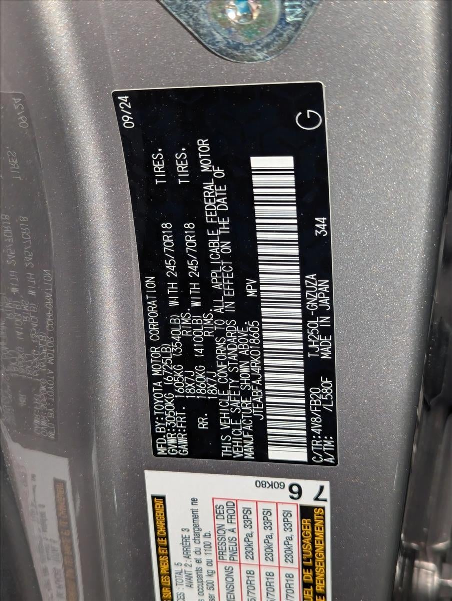 2024 Toyota Land Cruiser 1958 4WD (Natl)