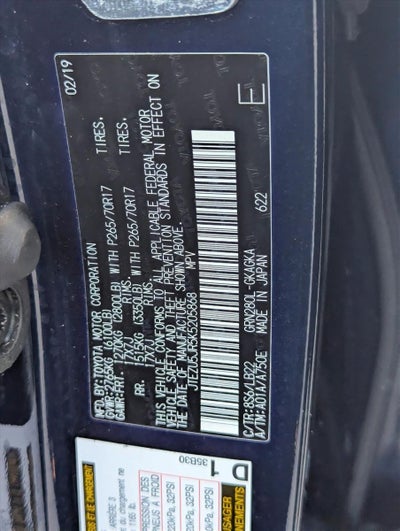 2019 Toyota 4Runner SR5 Premium 2WD (Natl)